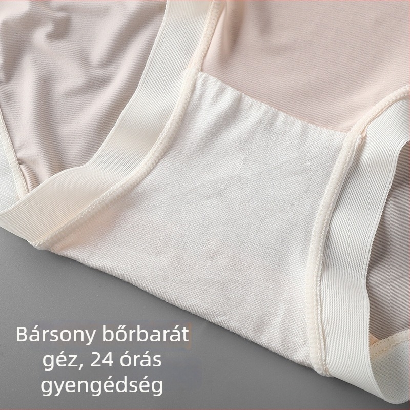 Női bikini alsó, Ice Silk anyag, középmagas derék, légáteresztő, antibakteriális
