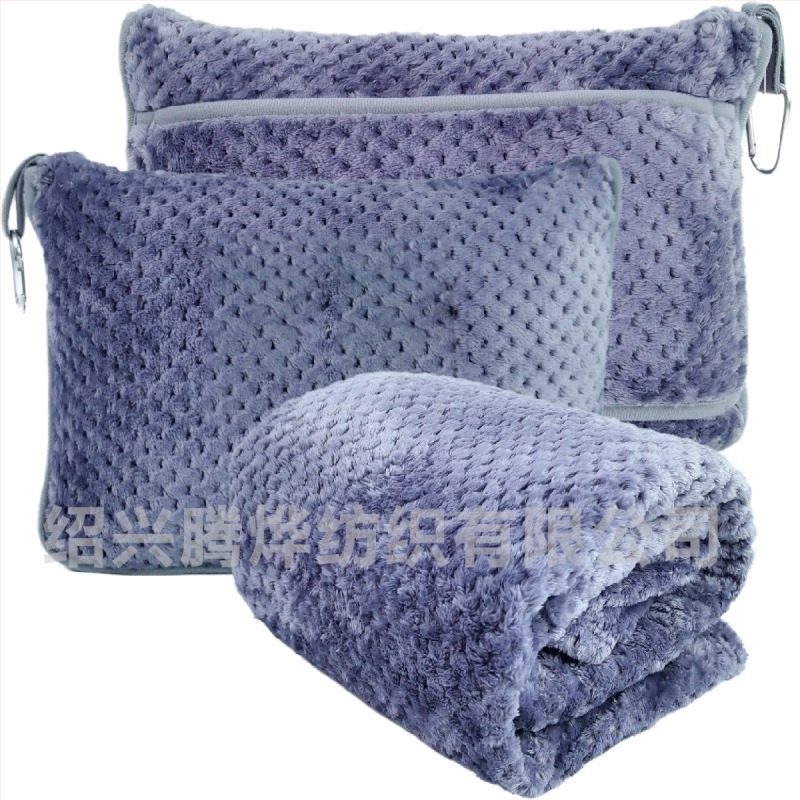 Flanel utazó takaró, poliészter rost, 300–500 g, testreszabható (Négy évszakos)