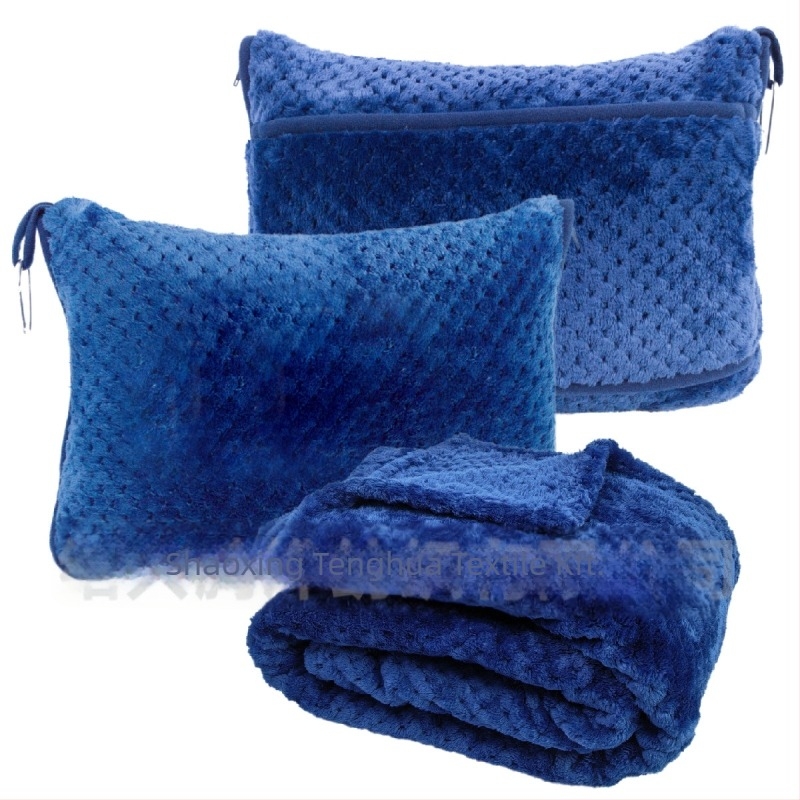 Flanel utazó takaró, poliészter rost, 300–500 g, testreszabható (Négy évszakos)