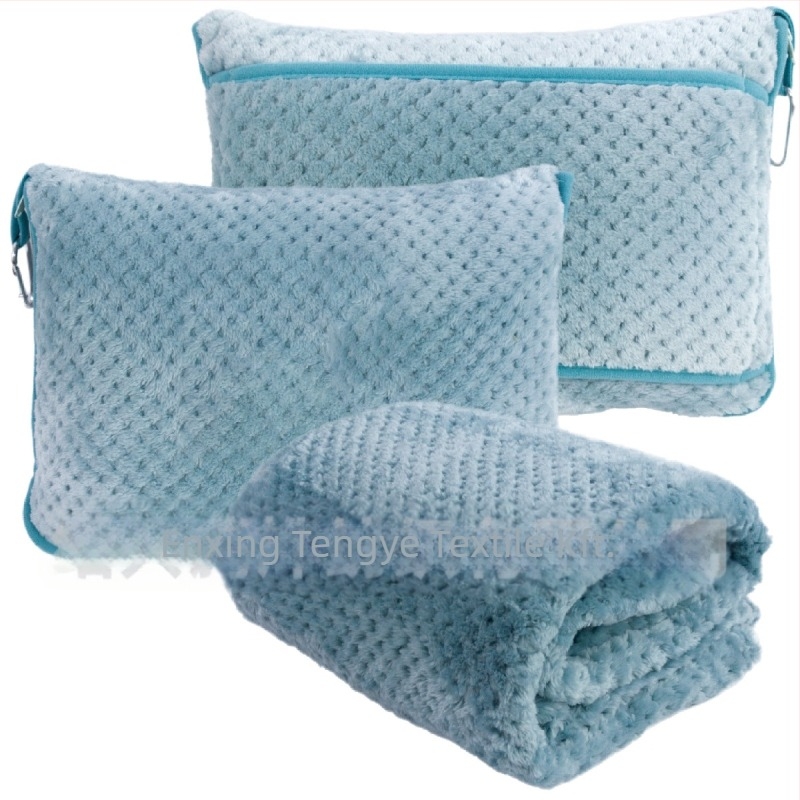 Flanel utazó takaró, poliészter rost, 300–500 g, testreszabható (Négy évszakos)