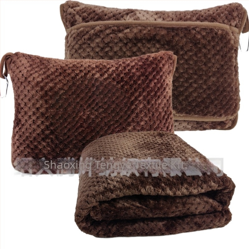 Flanel utazó takaró, poliészter rost, 300–500 g, testreszabható (Négy évszakos)