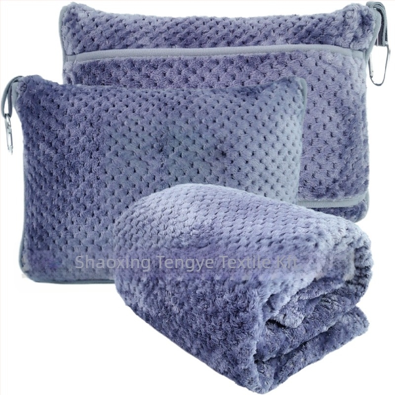 Flanel utazó takaró, poliészter rost, 300–500 g, testreszabható (Négy évszakos)