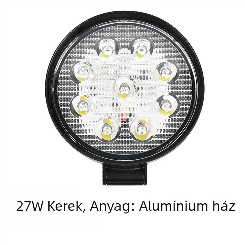Autó LED munkalámpa – Off-Road, 27W, 9-80V, 6500K, 30000h