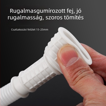 Weifan ABS műanyag háztartási vízvezeték-hosszabbító – csapvíz ellátó tömlő és klímaberendezés lefolyócső, modell 02, CE tanúsítvány