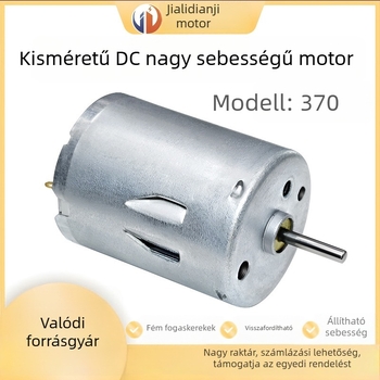 RS370 miniatűr DC kefés motor, 12–24 V, magas teljesítmény, nagy sebesség