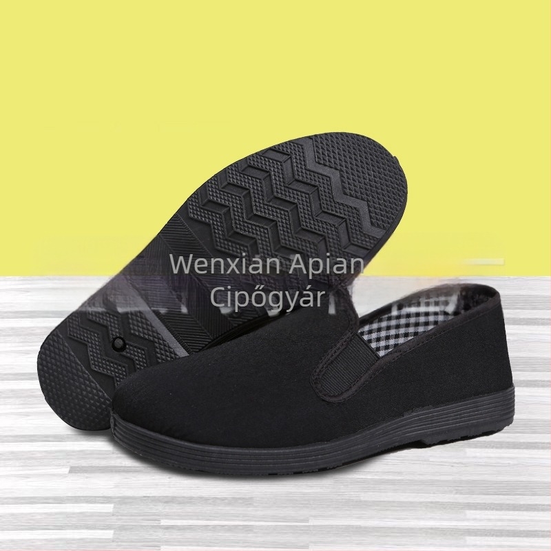 Uniszex Slip-On Munkacipő Hálós Felsőrésszel, Kerek Orr, Gumitalp, Légáteresztő, Egyszerű Stílus