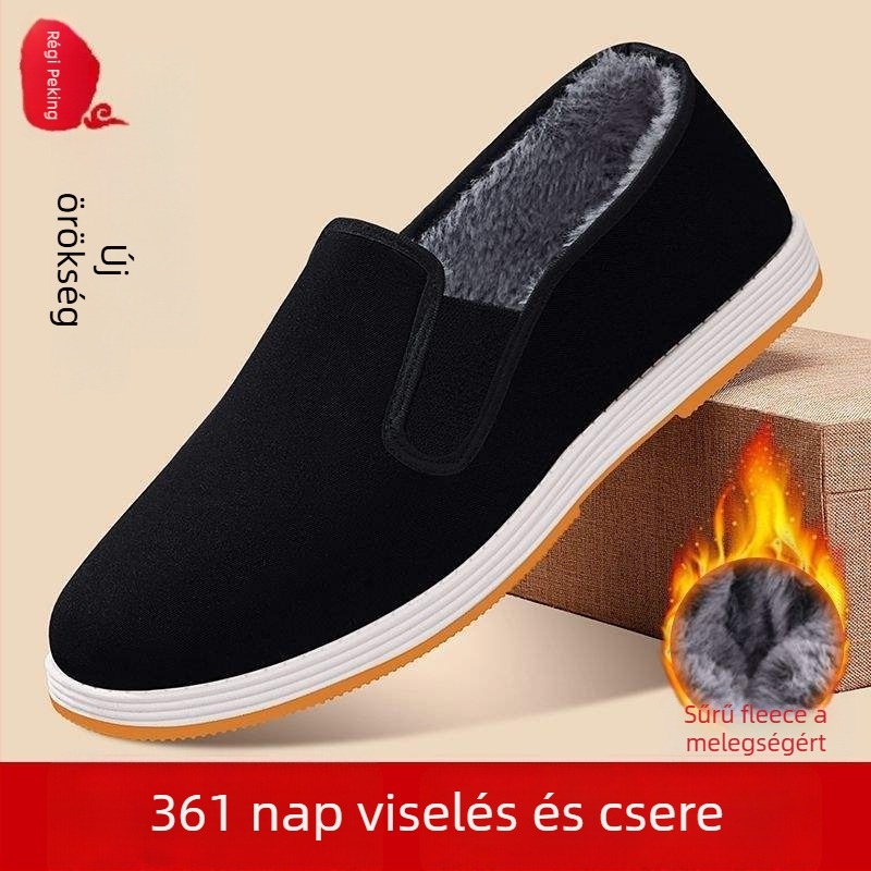 Téli lapos cipő rugalmas felsőrésszel, belső műszőrme, PVC talp, alacsony sarok 1–3 cm, minimalist dizájn