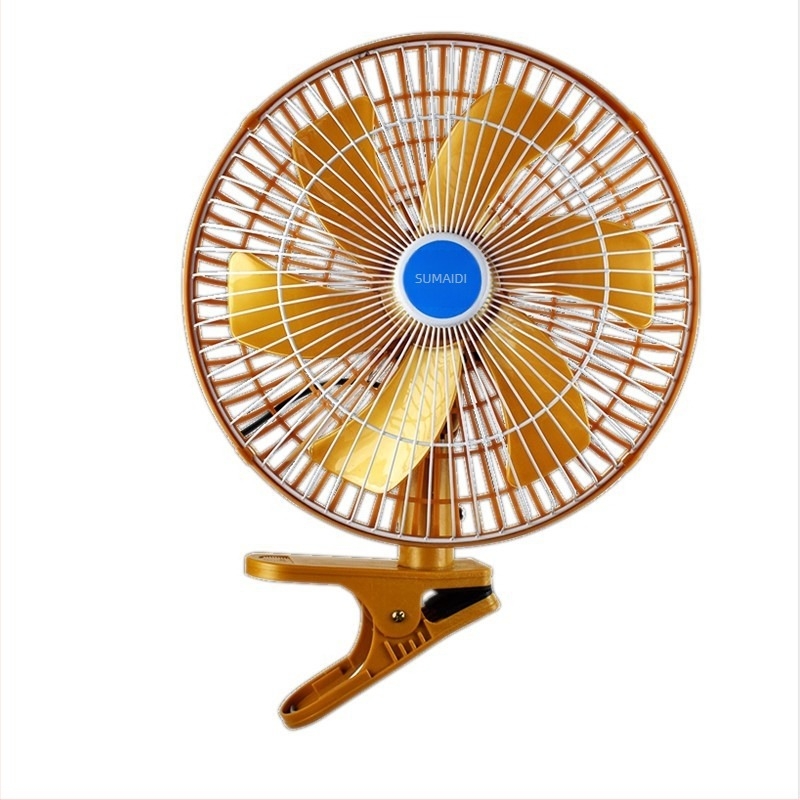Autóba szerelhető ventilátor forgó fejjel, 12V/24V, 25–80W, műanyag