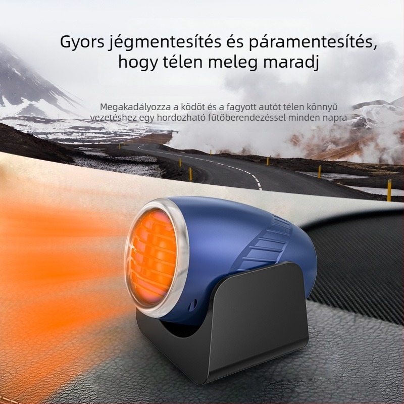 Autómelegítő 12V, hordozható M9 – 140W, ABS, jegesedés- és párásodás elleni