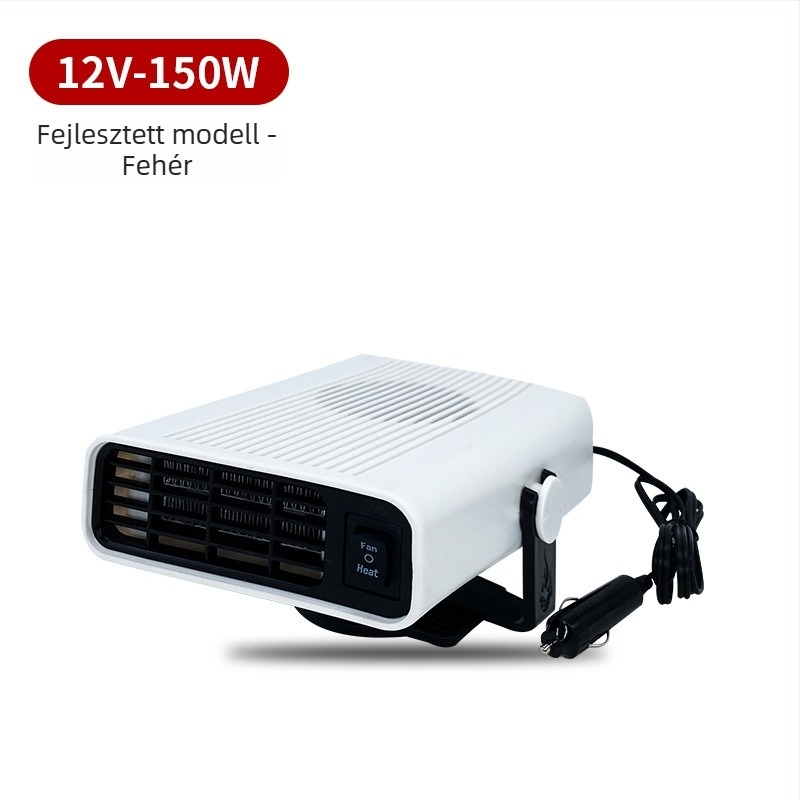 Autómelegítő 12V/24V, ABS, négyzet alakú modell, 150W, a jegesedés és párásodás elleni védelem, gyártás testreszabása