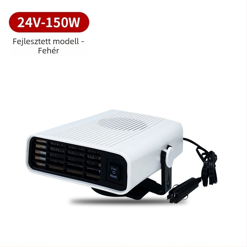 Autómelegítő 12V/24V, ABS, négyzet alakú modell, 150W, a jegesedés és párásodás elleni védelem, gyártás testreszabása