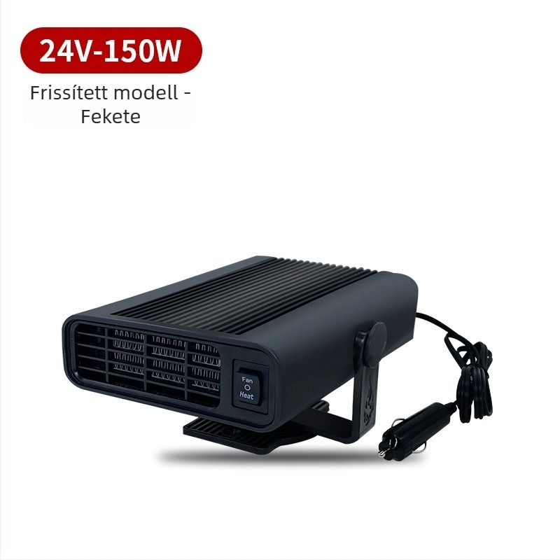 Autómelegítő 12V/24V, ABS, négyzet alakú modell, 150W, a jegesedés és párásodás elleni védelem, gyártás testreszabása