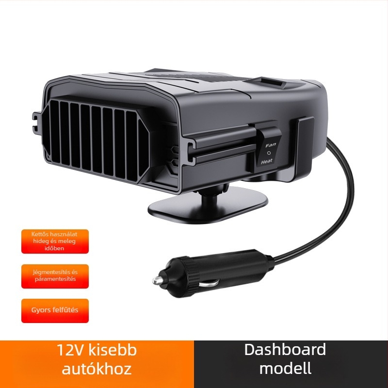 R803 12V autóhőfűtő demisztáló funkcióval, ABS ház, motor