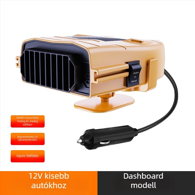 R803 12V autóhőfűtő demisztáló funkcióval, ABS ház, motor