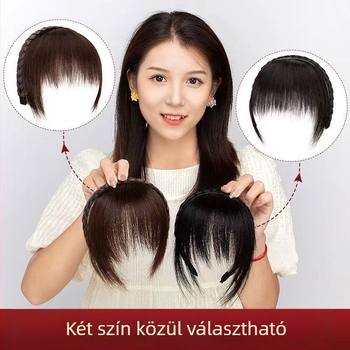 Frufroszos paróka - copf fejkendővel - magas hőmérsékletű huzalból készült haj - arcformázó hatás - Henan eredet