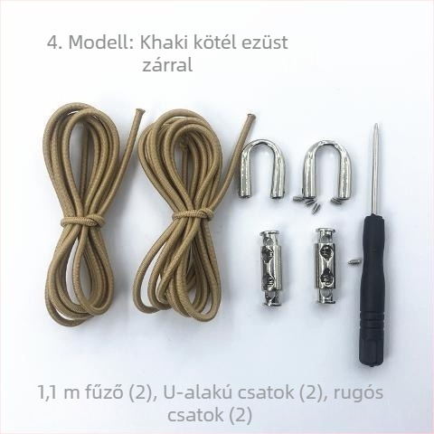 Elasztikus cipőfűzők kötés nélkül – a vászoncipőkhöz, felnőttek és gyerekek számára, csattal, tavaszra