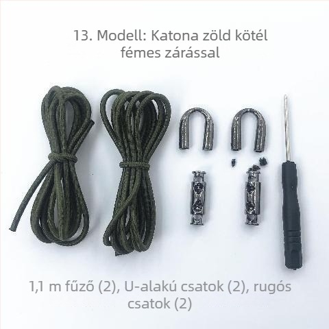 Elasztikus cipőfűzők kötés nélkül – a vászoncipőkhöz, felnőttek és gyerekek számára, csattal, tavaszra