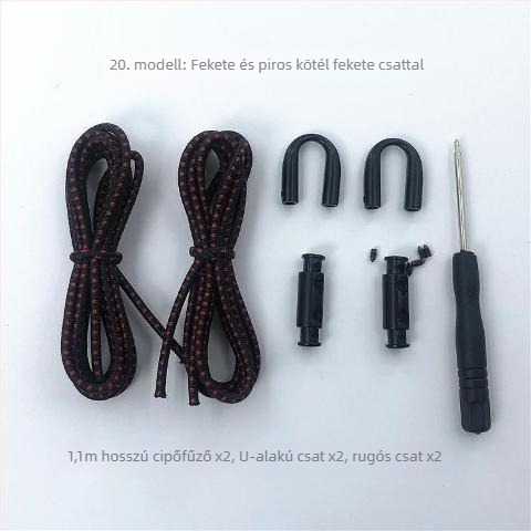 Elasztikus cipőfűzők kötés nélkül – a vászoncipőkhöz, felnőttek és gyerekek számára, csattal, tavaszra