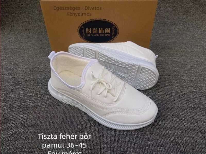 Középmagas sportcipő mikroszálas felsőrésszel, kerek orr, talp injektált, alacsony sarok 1–3 cm