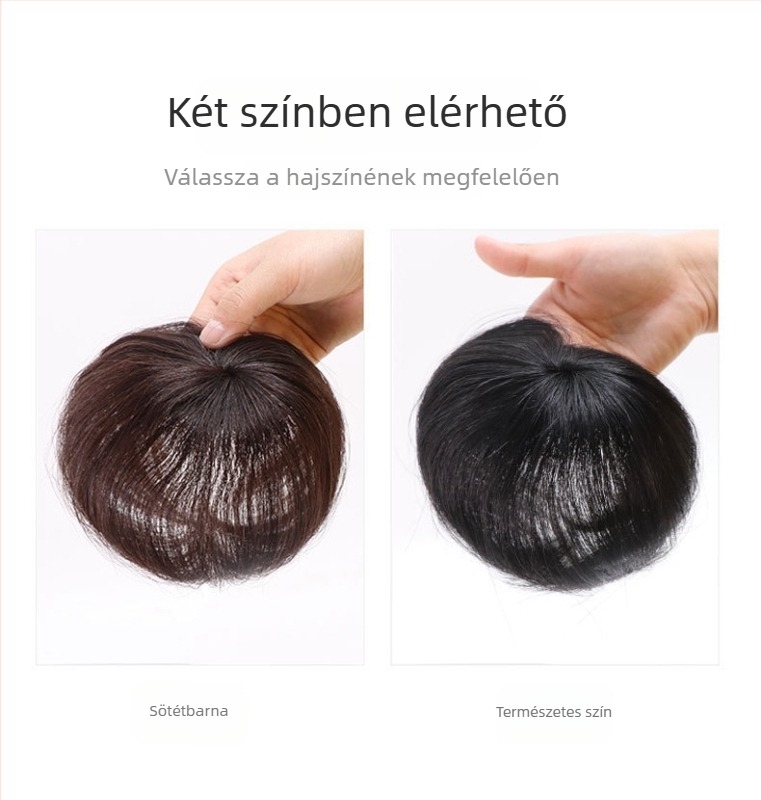 Hairsmith valódi emberi hajból készített paróka, egyenes stílus, mechanizmusos feldolgozás, Henan eredet