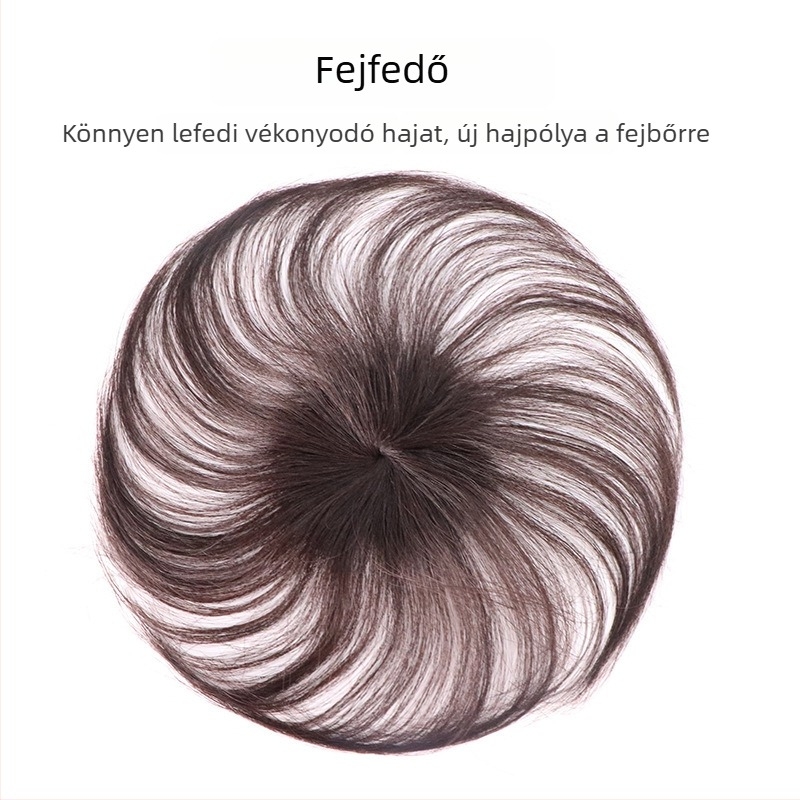 Hairsmith valódi emberi hajból készített paróka, egyenes stílus, mechanizmusos feldolgozás, Henan eredet