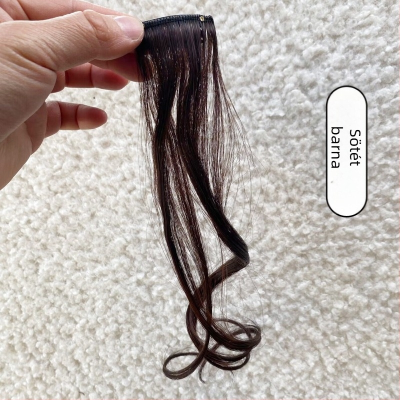 Volume parókadarab — modell: Single-Card Hair Curler, magas hőmérsékletű vezeték, nem meleg festés