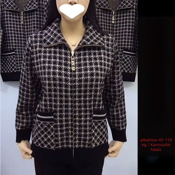 2025 téli női kabát zipzárral középkorú nőknek, kompozit anyag 95%+, városi utcai stílus