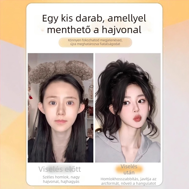 S-íves hajhosszabbító darab középső rész; modell BF285, márka Tuwei, anyag: normál hőmérsékletű vezeték, feldolgozás: mechanizmus
