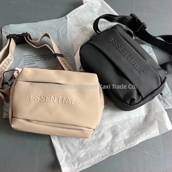 Férfi PU anyagú crossbody táska, street-trend stílus, vízálló és ultra könnyű, poliészter bélés.