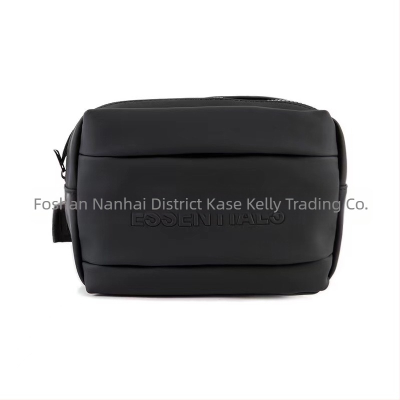Férfi PU anyagú crossbody táska, street-trend stílus, vízálló és ultra könnyű, poliészter bélés.