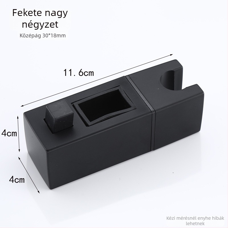 Zuhanyzóállvány emelő mechanizmussal, középfogó telepítés, ABS, 0,5 MPa névleges nyomás, 30°C működési hőmérséklet, moderne minimalista dizájn