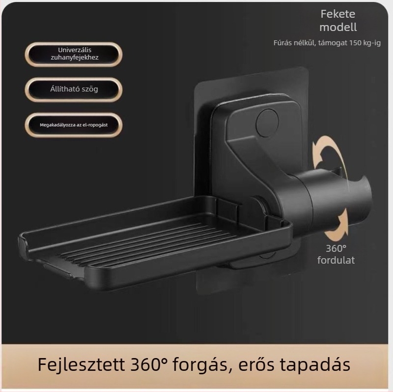Qianjiale zuhanytartó, ABS anyag, falra szerelhető, modern stílus