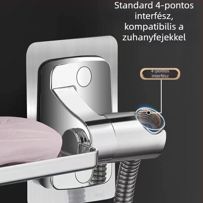 Qianjiale zuhanytartó, ABS anyag, falra szerelhető, modern stílus