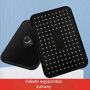Felső sugárzású zuhanyfej készlet – ABS, eső funkció, csavaros szerelés, négyszögletes modell