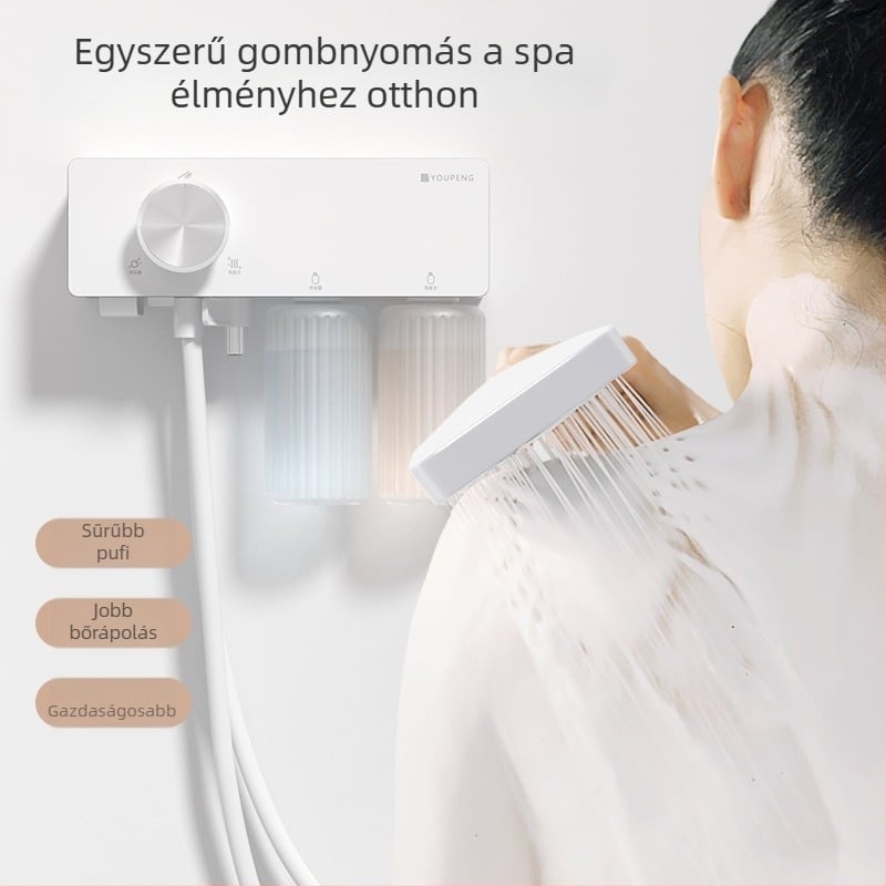 Youpeng okos zuhanyzó készülék automatikus buborékfürdő generátorral, ABS anyag, permetező technológia, könnyed lux stílus