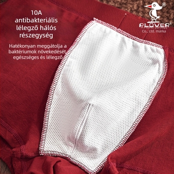 Férfi pamut boxer – 90-95% pamut, 40 Count, kötött, guszlet viszkózzal, gyorsan száradó, lélegző, antibakteriális