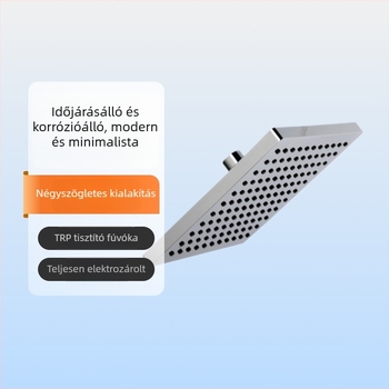 Zuhanyfej Top Spray – krómozott felület, menetes csatlakozás, modell H8276, funkciók: permetezés, masszázs, eső