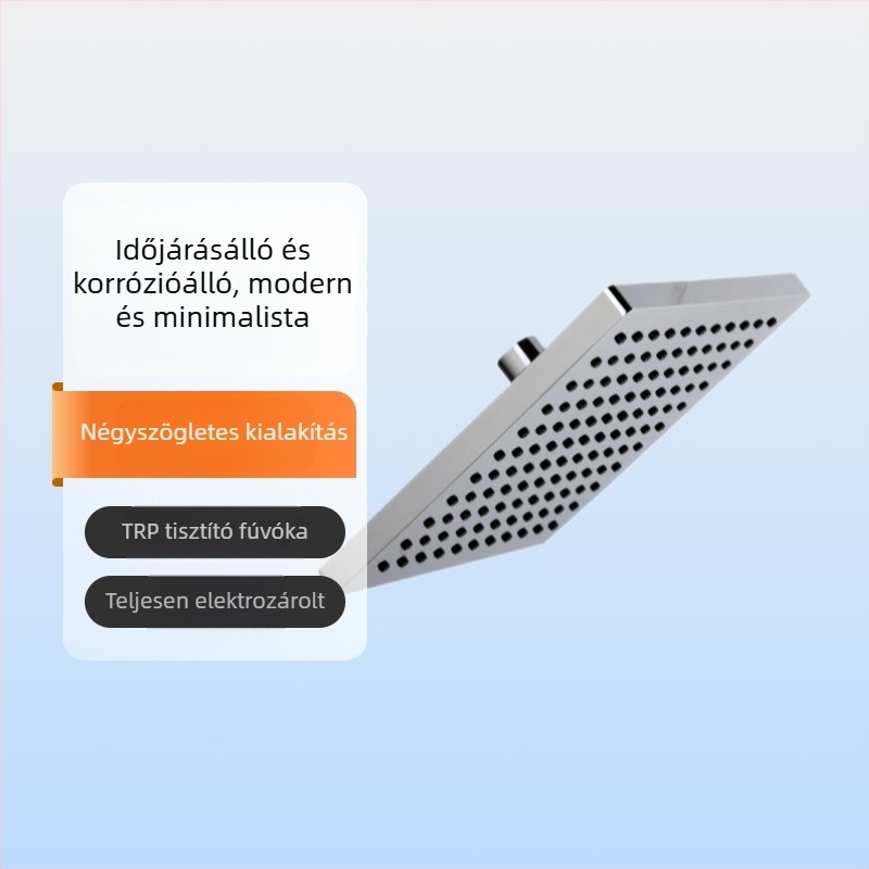 Zuhanyfej Top Spray – krómozott felület, menetes csatlakozás, modell H8276, funkciók: permetezés, masszázs, eső