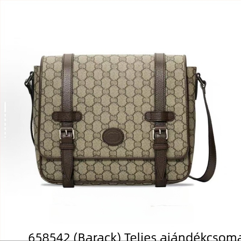 Férfi crossbody táska (PVC anyag; vízálló; ultra könnyű; vászon bélés; betűk mintázat)