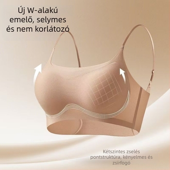 Sportmelltartó lift funkcióval, rögzített dupla vállpántokkal, kosár 3/4, közepes formájú, külső Nylon/Poliamid anyag, bélés Spandex 70–80%