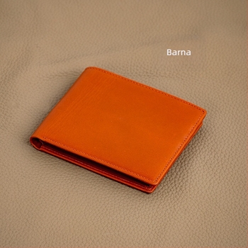 Mi'an férfi pénztárca, bőr, háromhajtásos, első réteg marha bőrből, ultra-könnyű bővítési lehetőséggel, nagy kapacitás