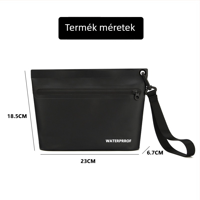 Nedves-száraz szétválasztású vízálló utazási neszesszer, hordozható PVC hálós anyagból, 2L kapacitás