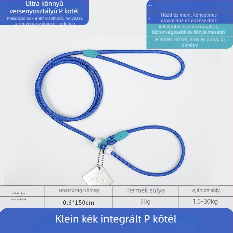 P-Chain kutyapóráz edzésre, kölyökkutya edzőpóráz, versenyminőség (Márka: Unique; Modell: P-Chain; Kategória: háziállatok láncai és kötelei)