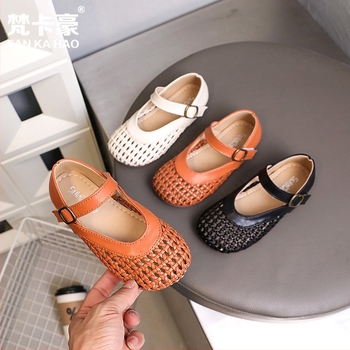 Lányoknak szóló tengerparti cipő (PU felsőrész; gumitalp; Velcro-zár; 1–12 éveseknek)