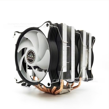 CPU hűtő, kettős torony felépítéssel, 6 hőcső, 1800 RPM, hidraulikus csapágy, 5V RGB szinkron, USB 4 interfész