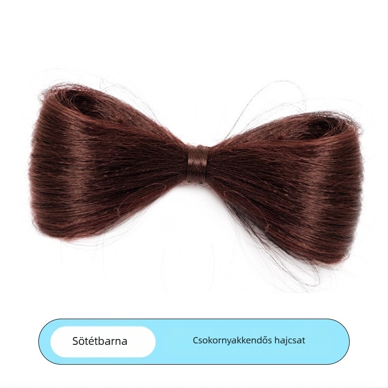 Masnis hajcsat copf – kézzel szőtt, hőálló huzalból készült, Louise Beauty márka, Bow Clip modell, nem alkalmas forró színnel történő festésre