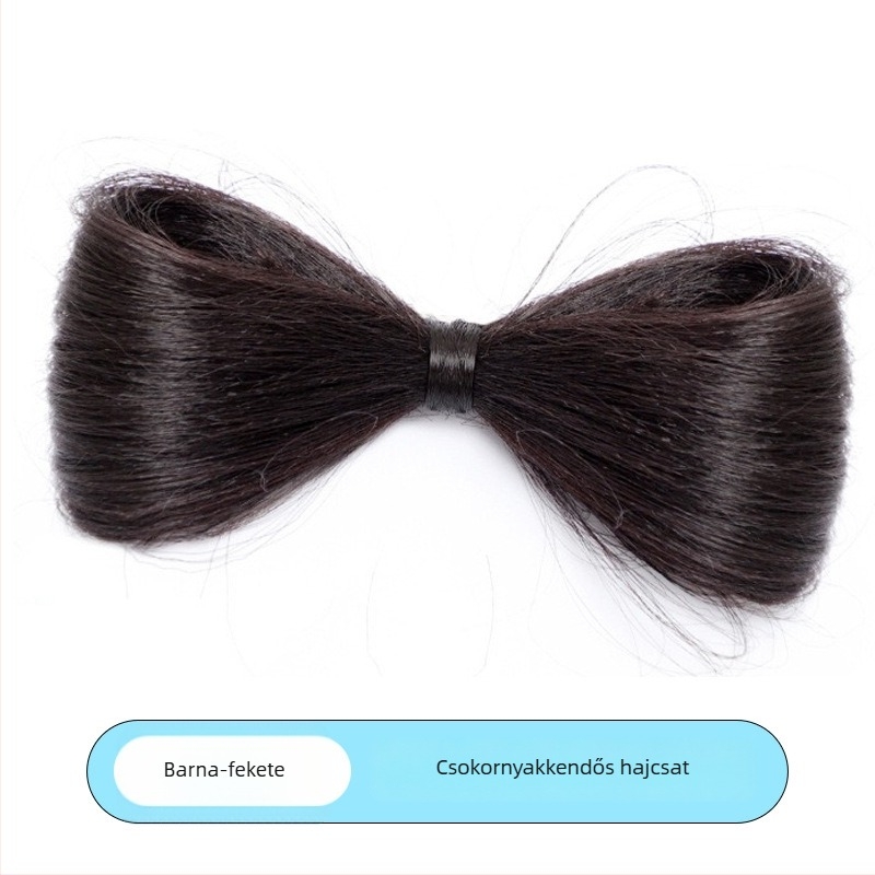 Masnis hajcsat copf – kézzel szőtt, hőálló huzalból készült, Louise Beauty márka, Bow Clip modell, nem alkalmas forró színnel történő festésre