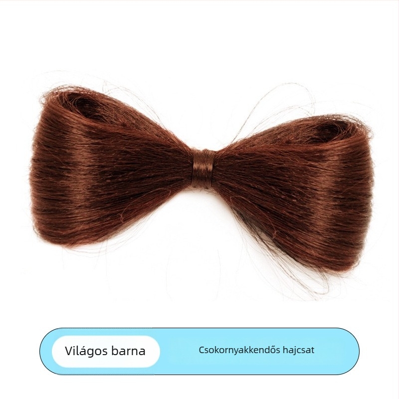 Masnis hajcsat copf – kézzel szőtt, hőálló huzalból készült, Louise Beauty márka, Bow Clip modell, nem alkalmas forró színnel történő festésre