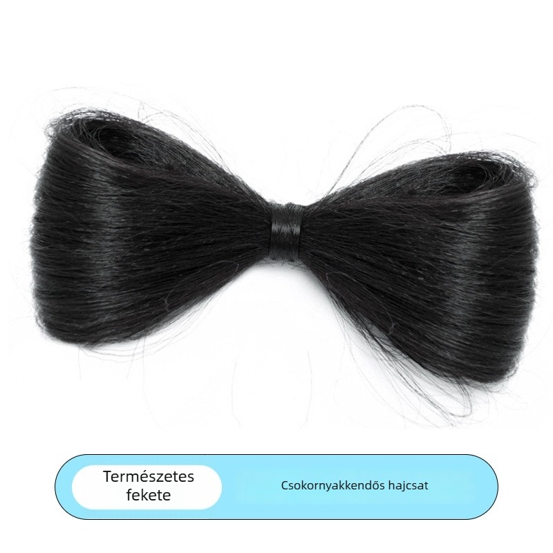 Masnis hajcsat copf – kézzel szőtt, hőálló huzalból készült, Louise Beauty márka, Bow Clip modell, nem alkalmas forró színnel történő festésre