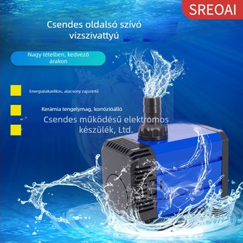 Akvarisztikai merülőpumpa | horizontális kivitel, egyfokozatú, víz pumpálása és oxigénellátás | Márka Chuangrui, tömeg 20 kg